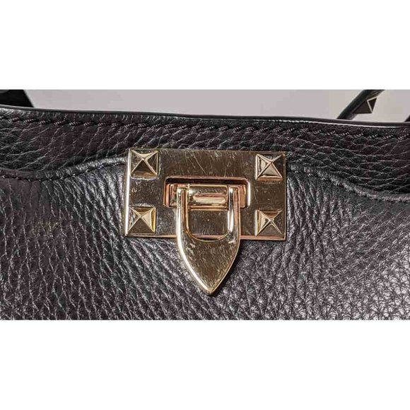 SOLD Valentino Black Rockstud Trapeze Bag - Picture 4 of 8